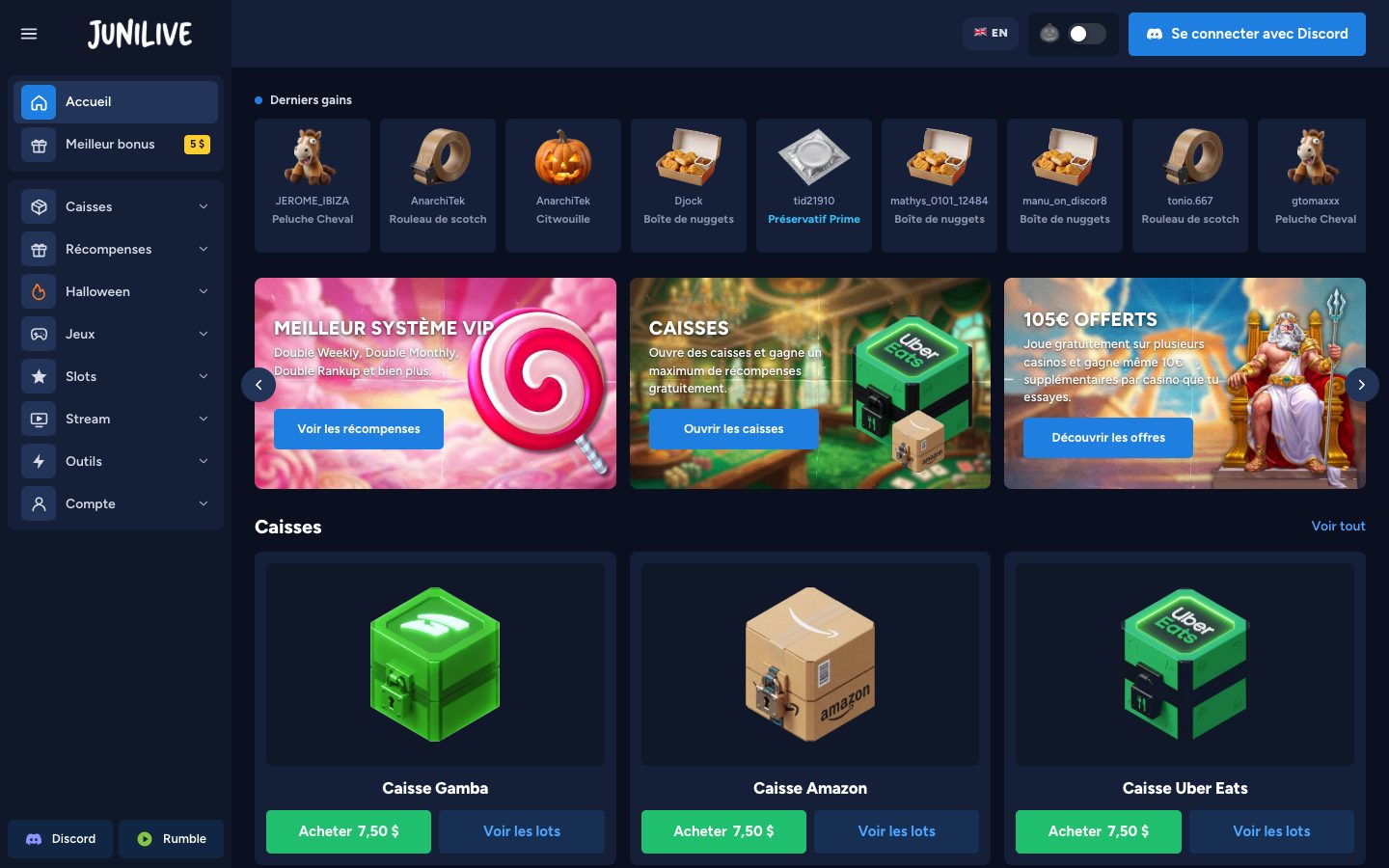 Junilive community website